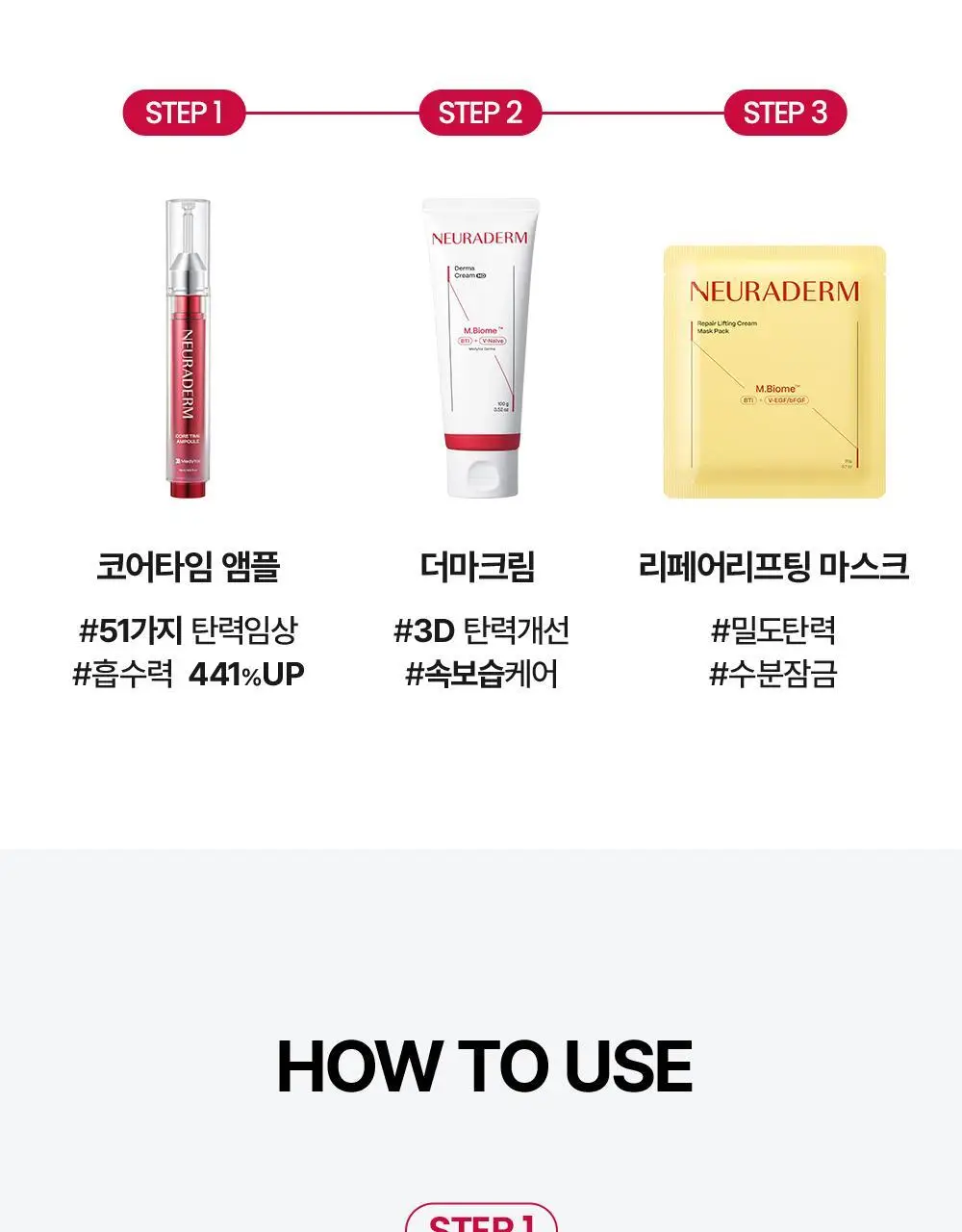 [탄력엑소좀+코팅시트] 메디톡스 뉴라덤 리페어 리프팅 크림 마스크팩 1매/5매 상세페이지 27